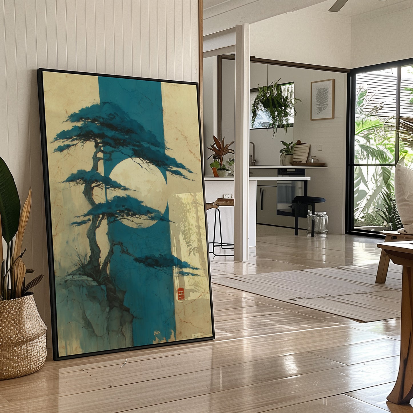 Lone Pine Bends Toward Moonlight