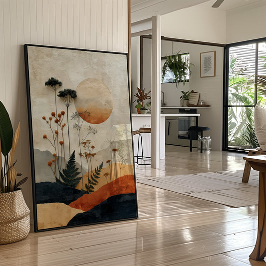 Moonlit Ferns Dance Through Autumn