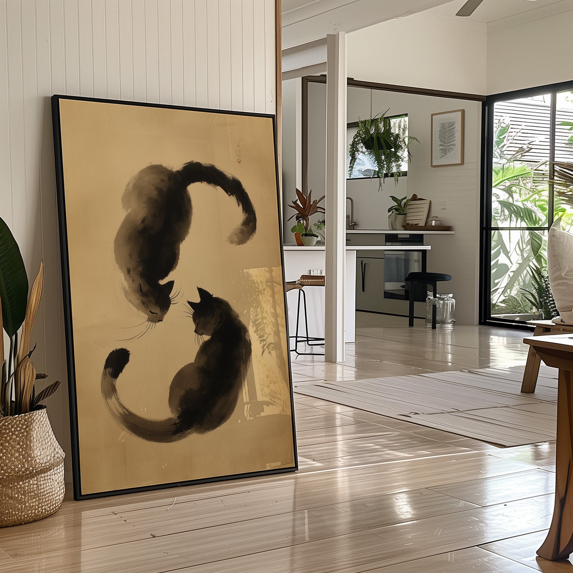 Feline Brushstrokes Share Quiet Secrets