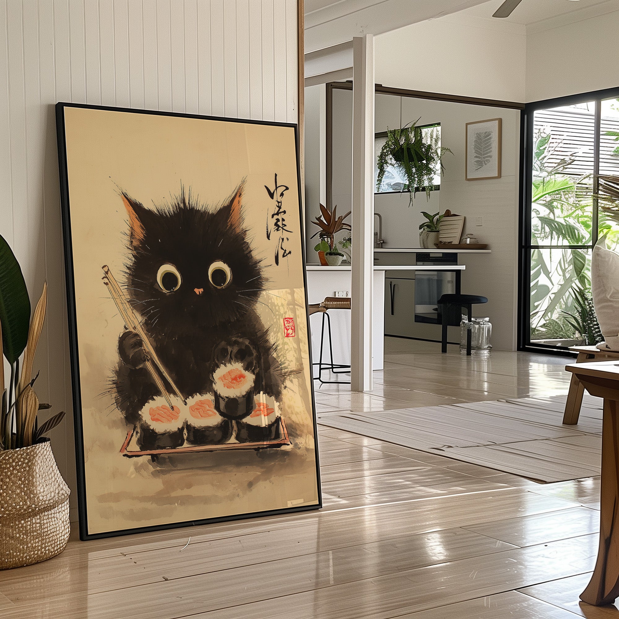 Sushi Cat Dreams Of Midnight Feasts