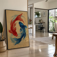 Koi Circle Their Ancient Dance