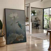 Blue Hunter Finds Morning Mist