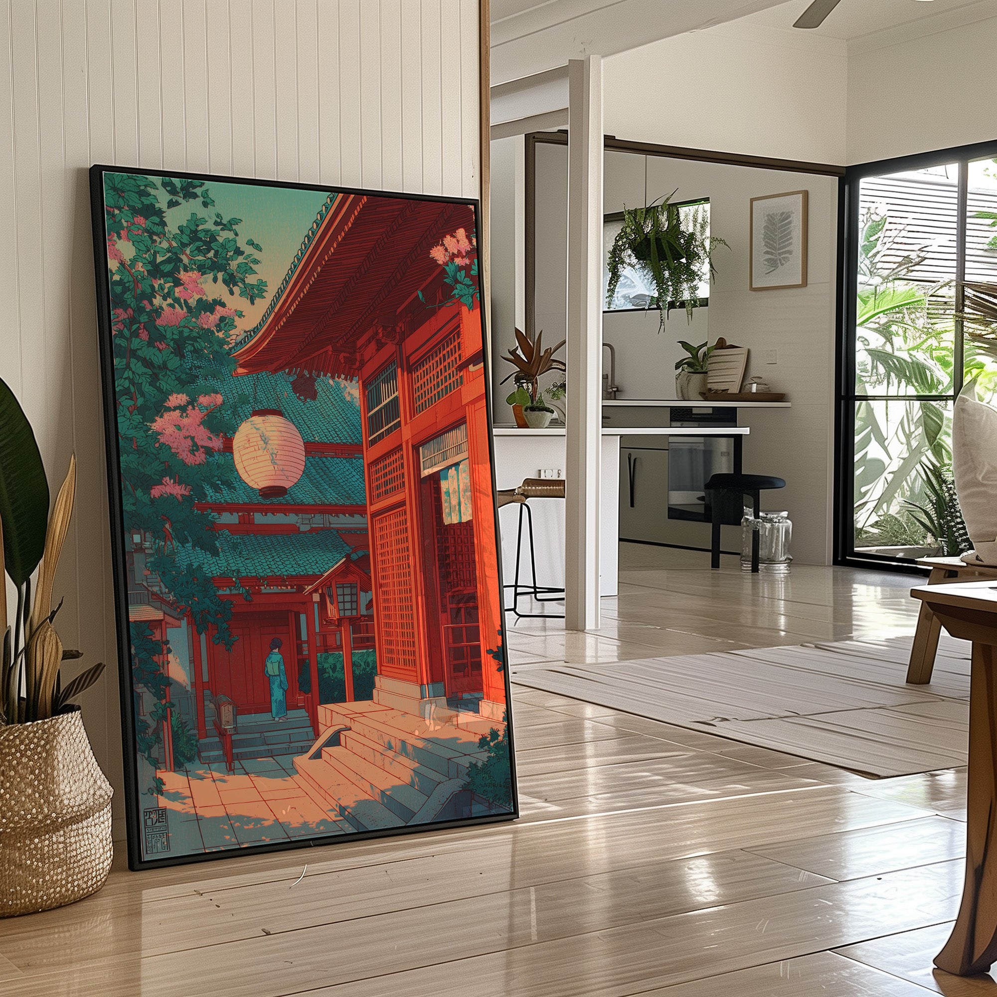 Lanterns Guide The Temple Path