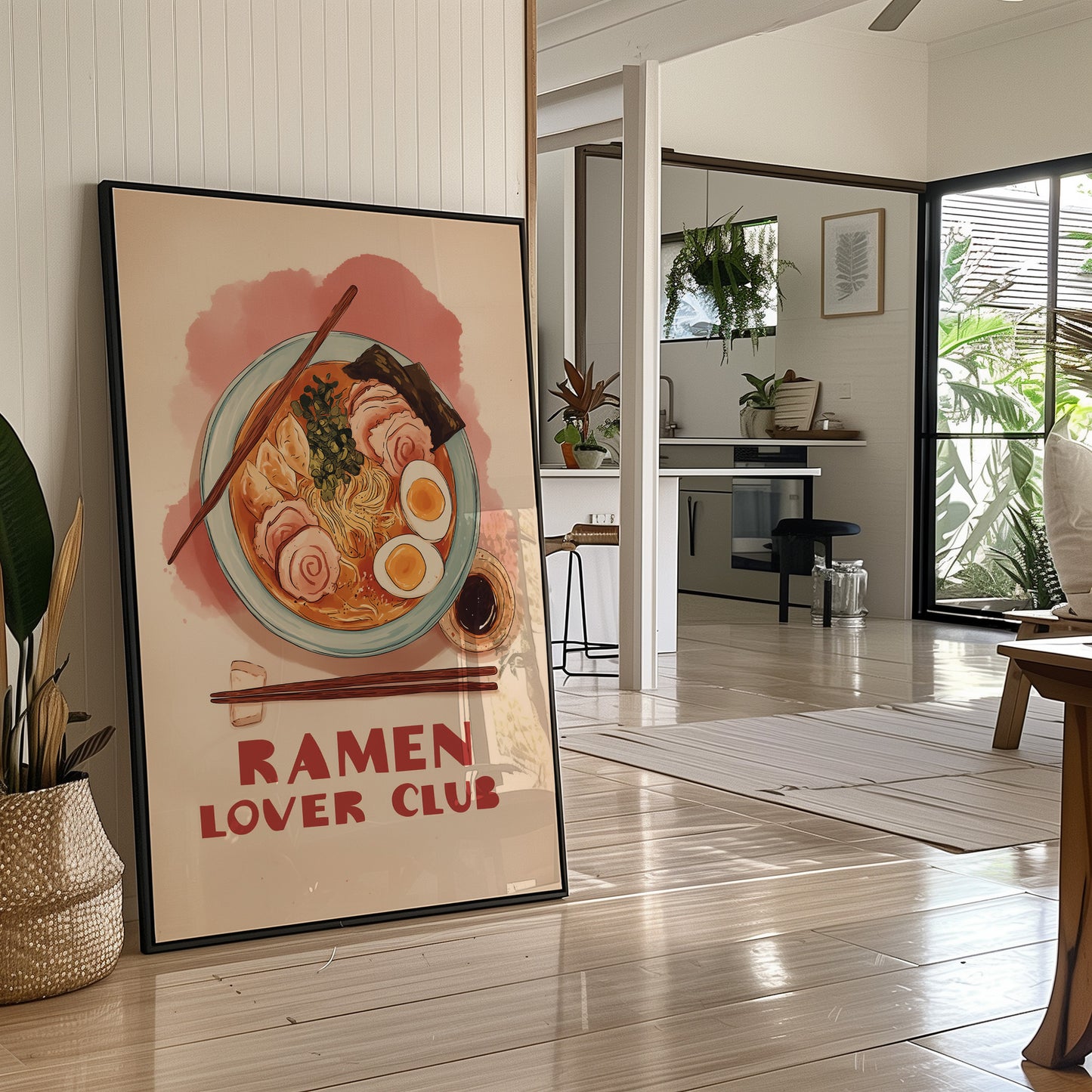 Noodles Dance In Coral Light