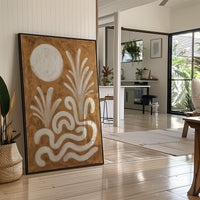 Moonlit Waves Dance In Sepia