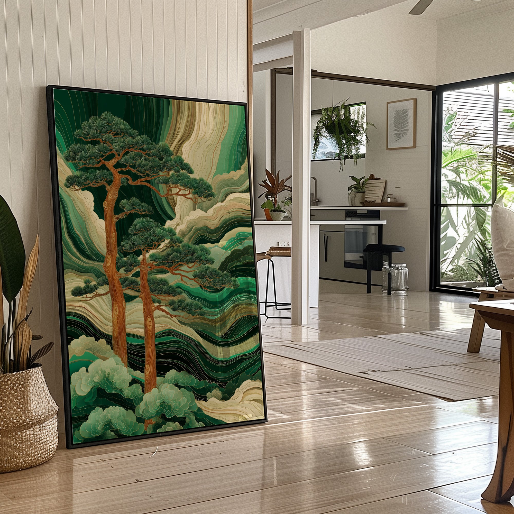 Emerald Winds Shape Ancient Pines