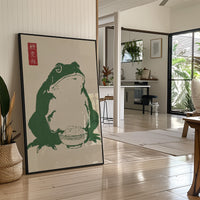 Wise Toad Serves Rice At Dawn