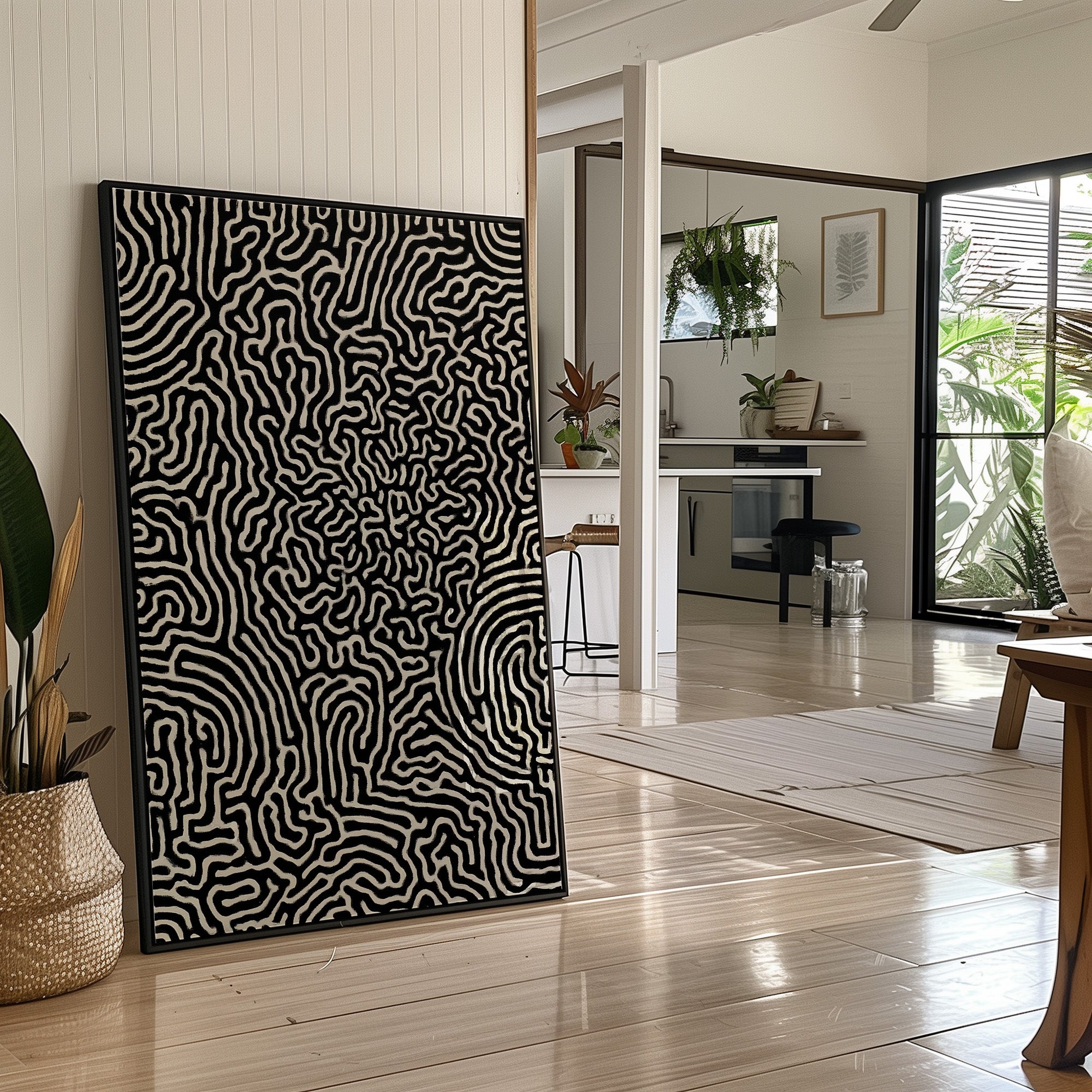 Labyrinth Lines Dance In Midnight