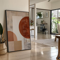 Terracotta Moons Shape Morning Light