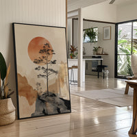 Lone Pine Greets The Copper Sun