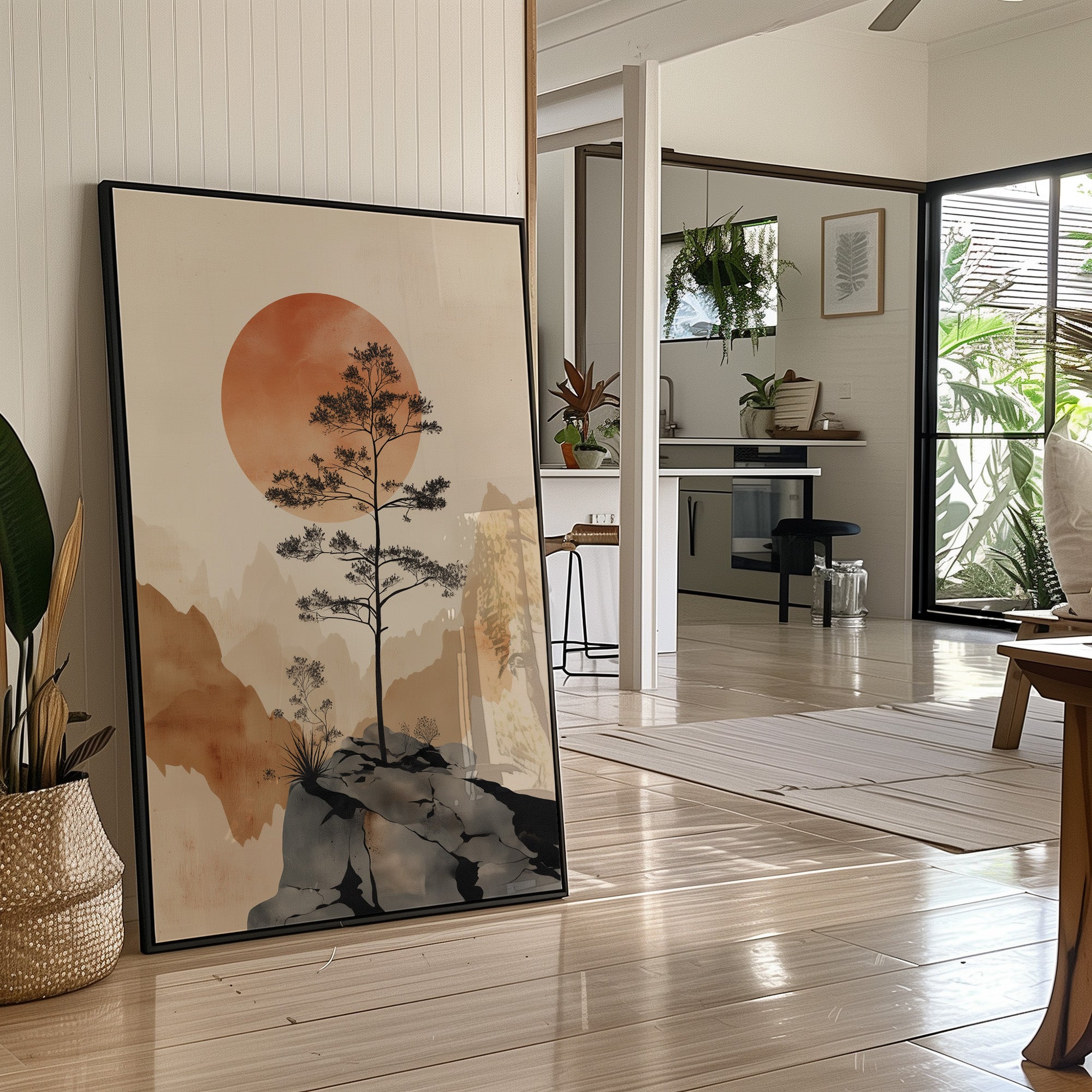 Lone Pine Greets The Copper Sun