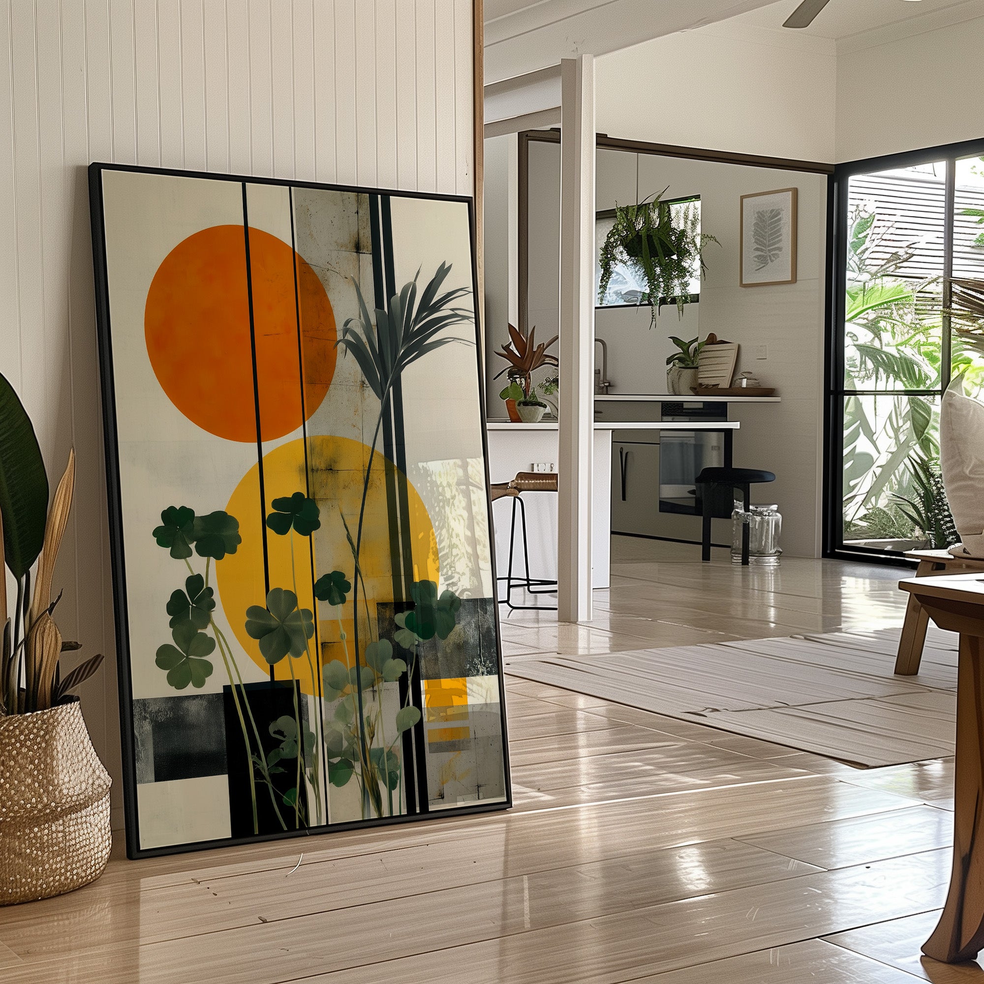 Palms Dance Under Twin Suns