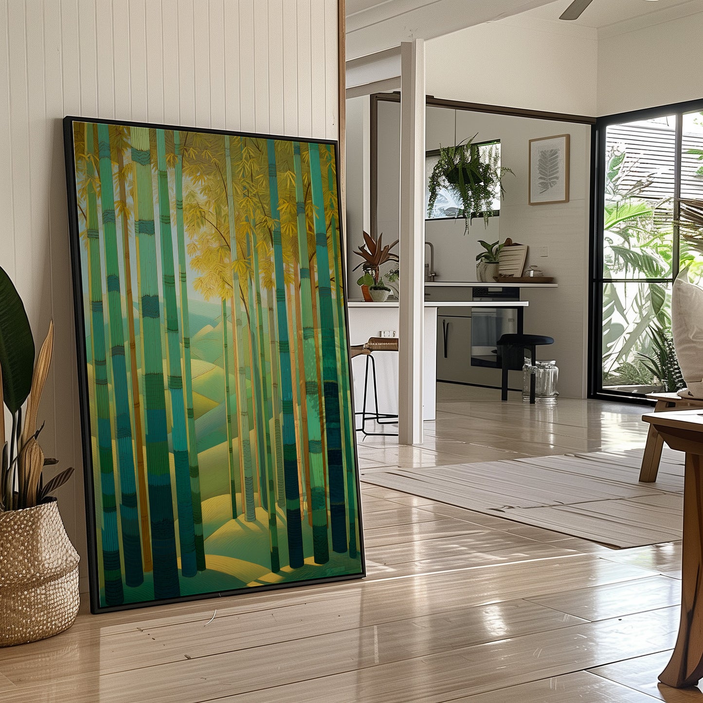 Bamboo Forest Leads To Dawn