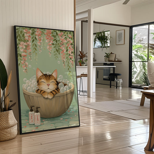 Bubble Bath Under Cherry Blossoms