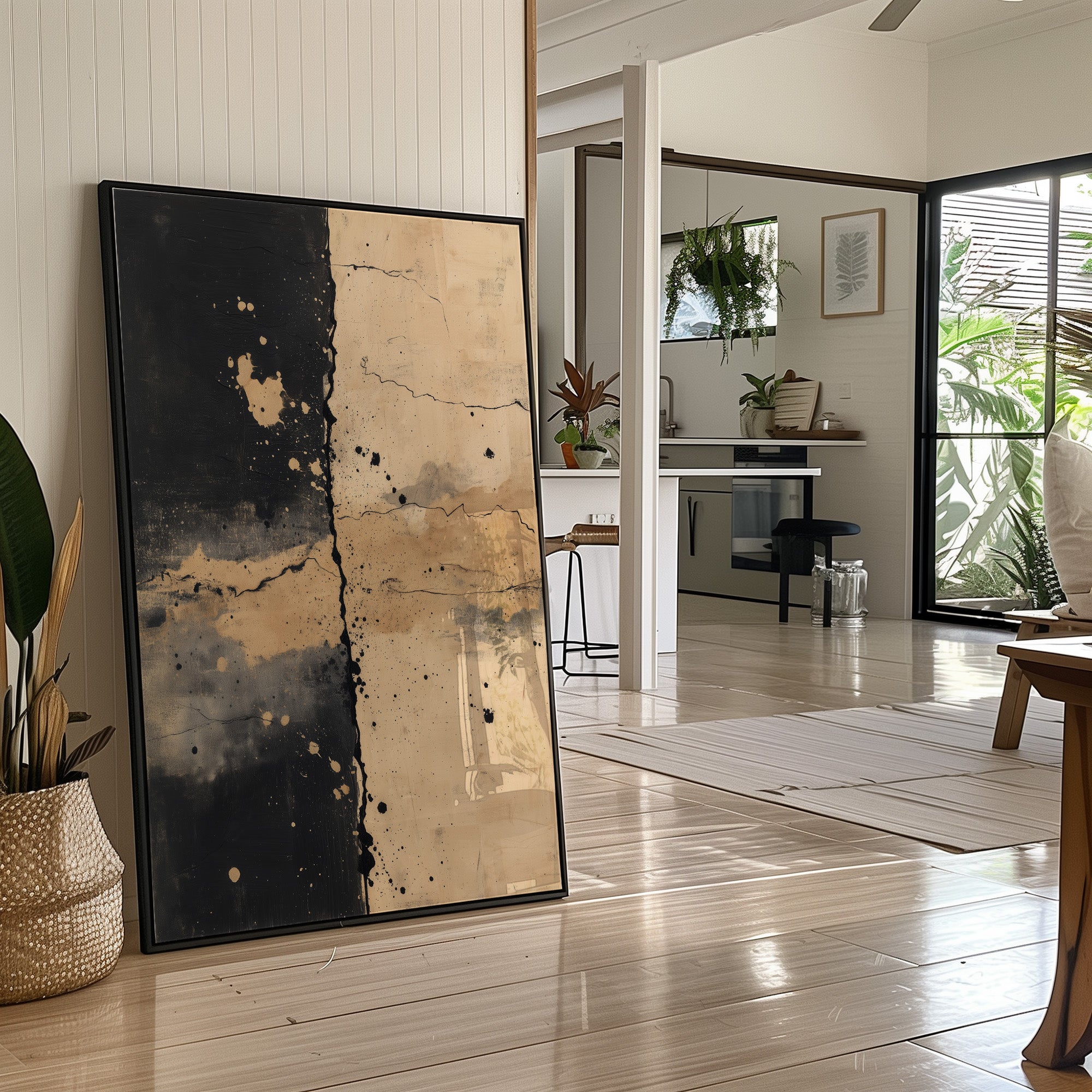 Ink Spills Into Desert Sand