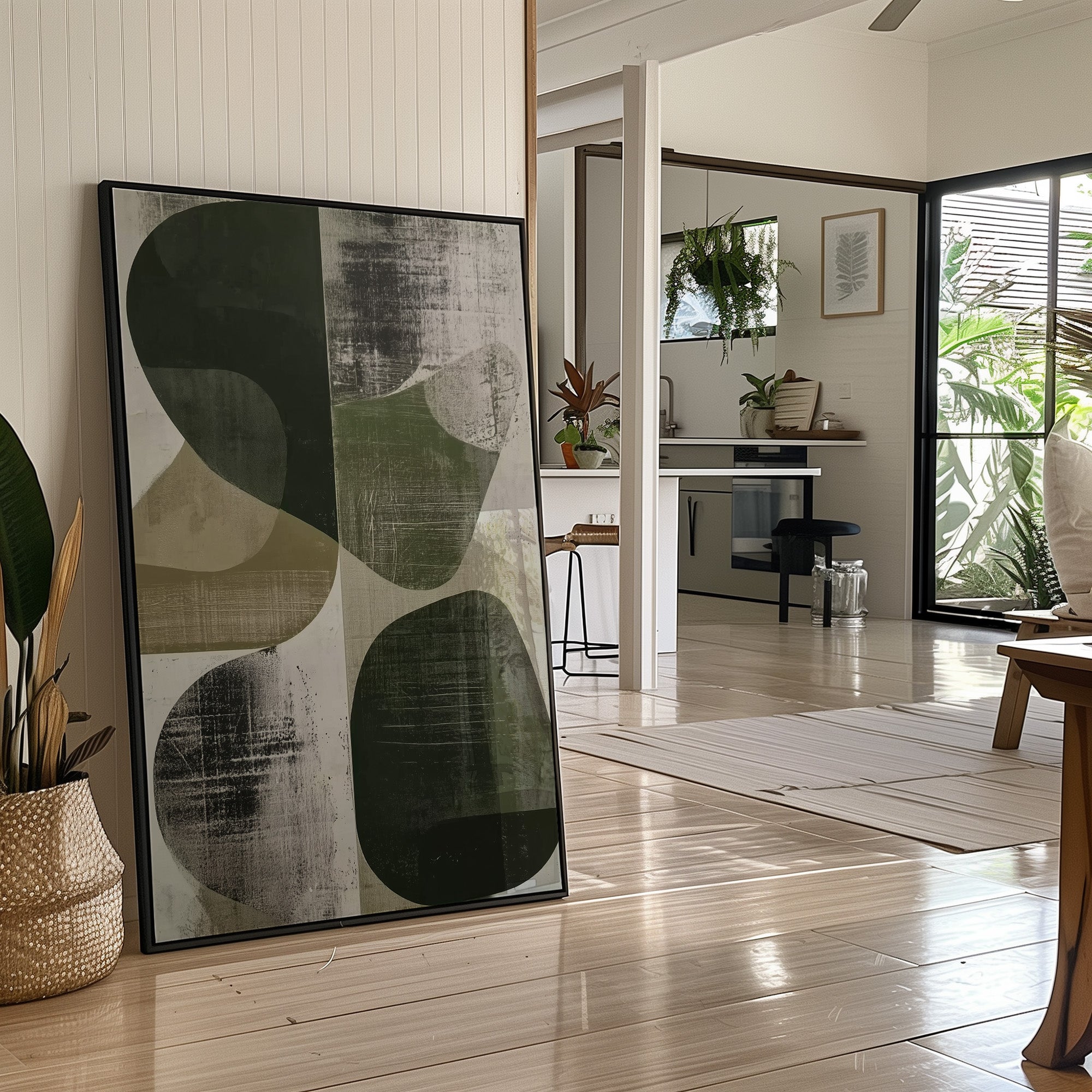 Olive Circles Dance In Light