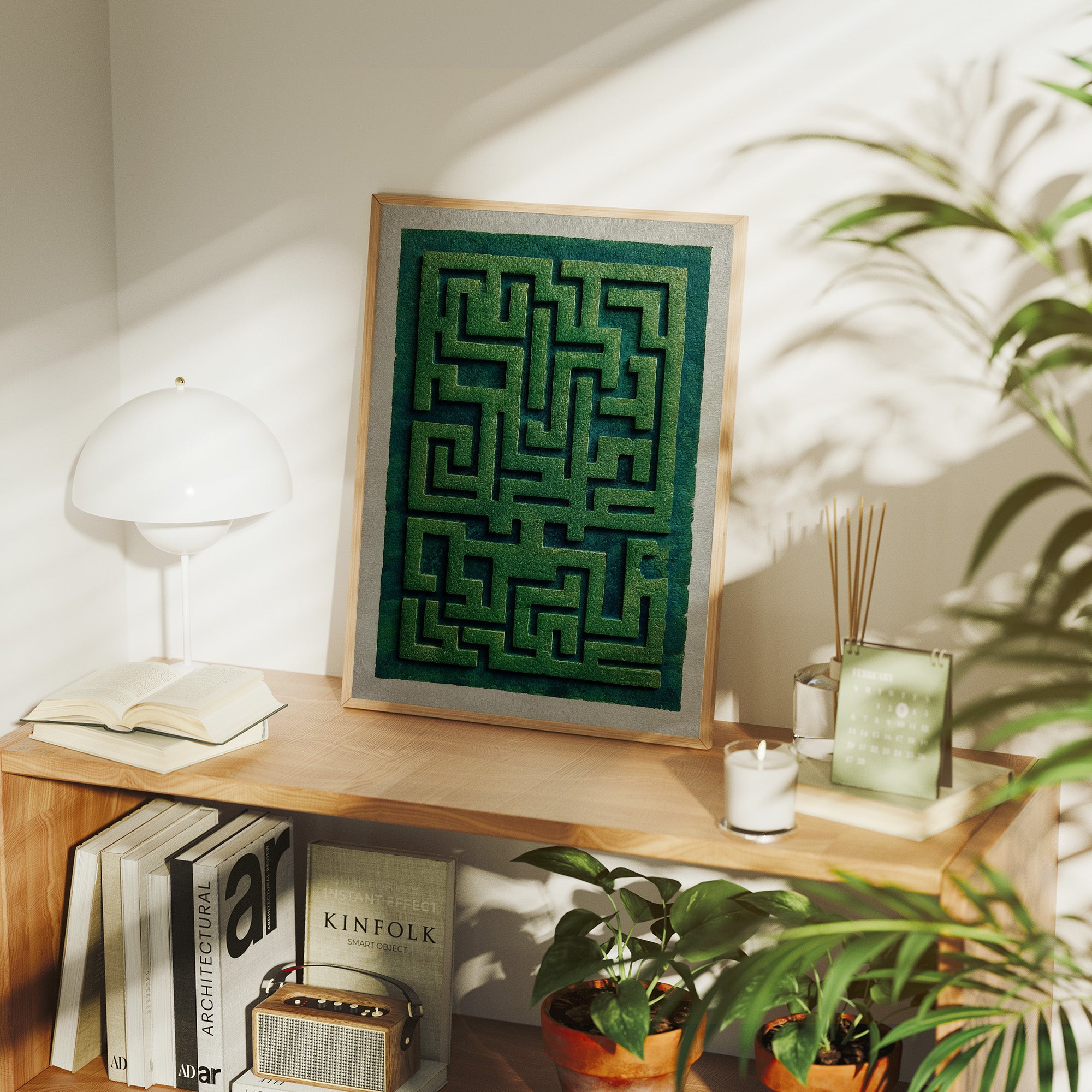 Emerald Paths Wind Through Time