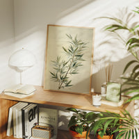 Bamboo Leaves Dance In Morning Light