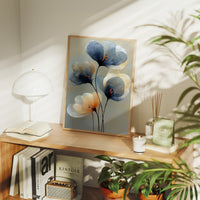 Indigo Petals Dance At Dawn