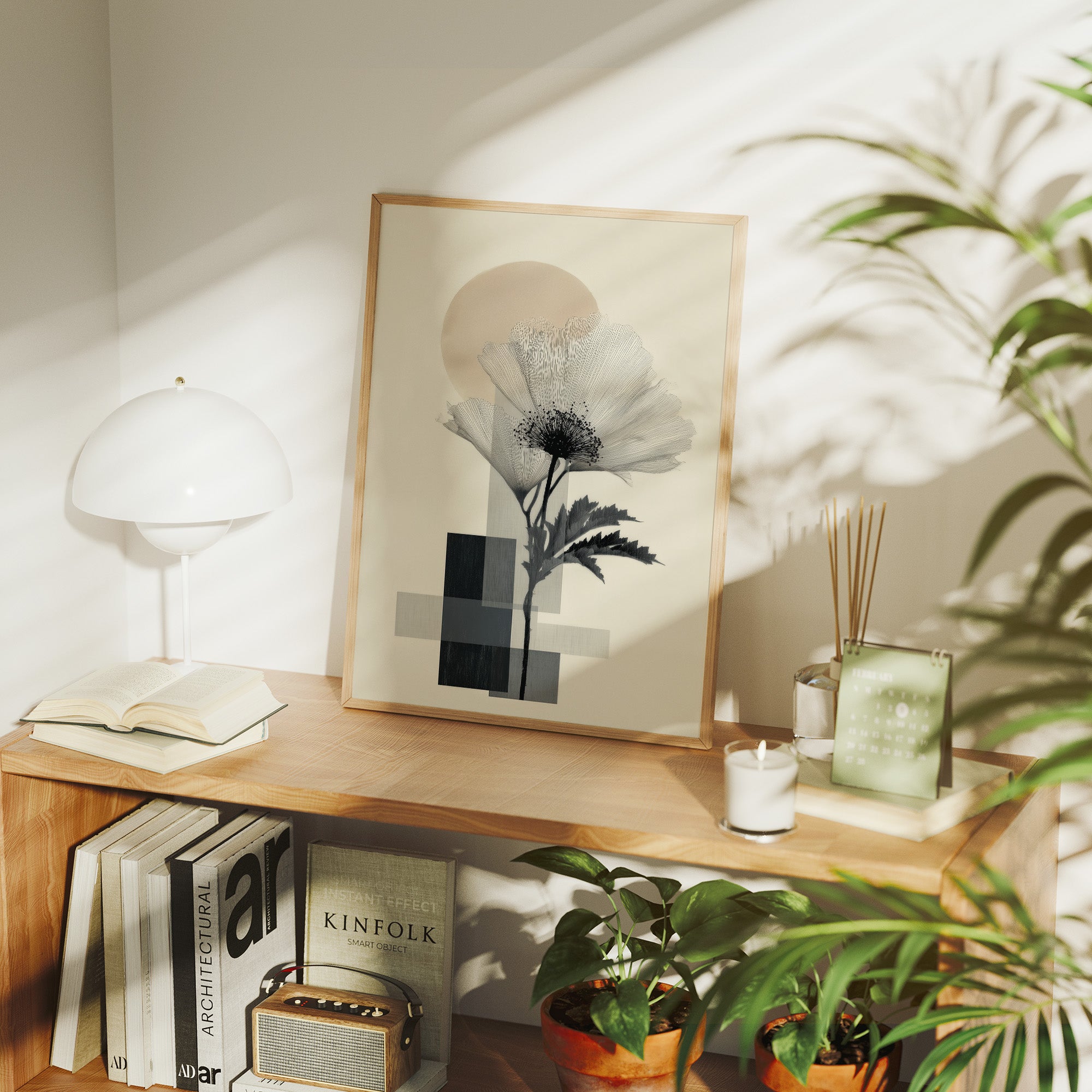 Poppy Blooms Above City Spirits