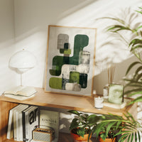 Moss Shapes Dance In Morning Light