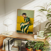 Sunlit Rest In Emerald And Gold