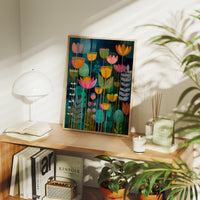 Tulips Toast The Evening Light