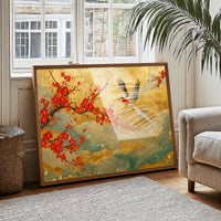 Red Blossoms Chase Morning Light