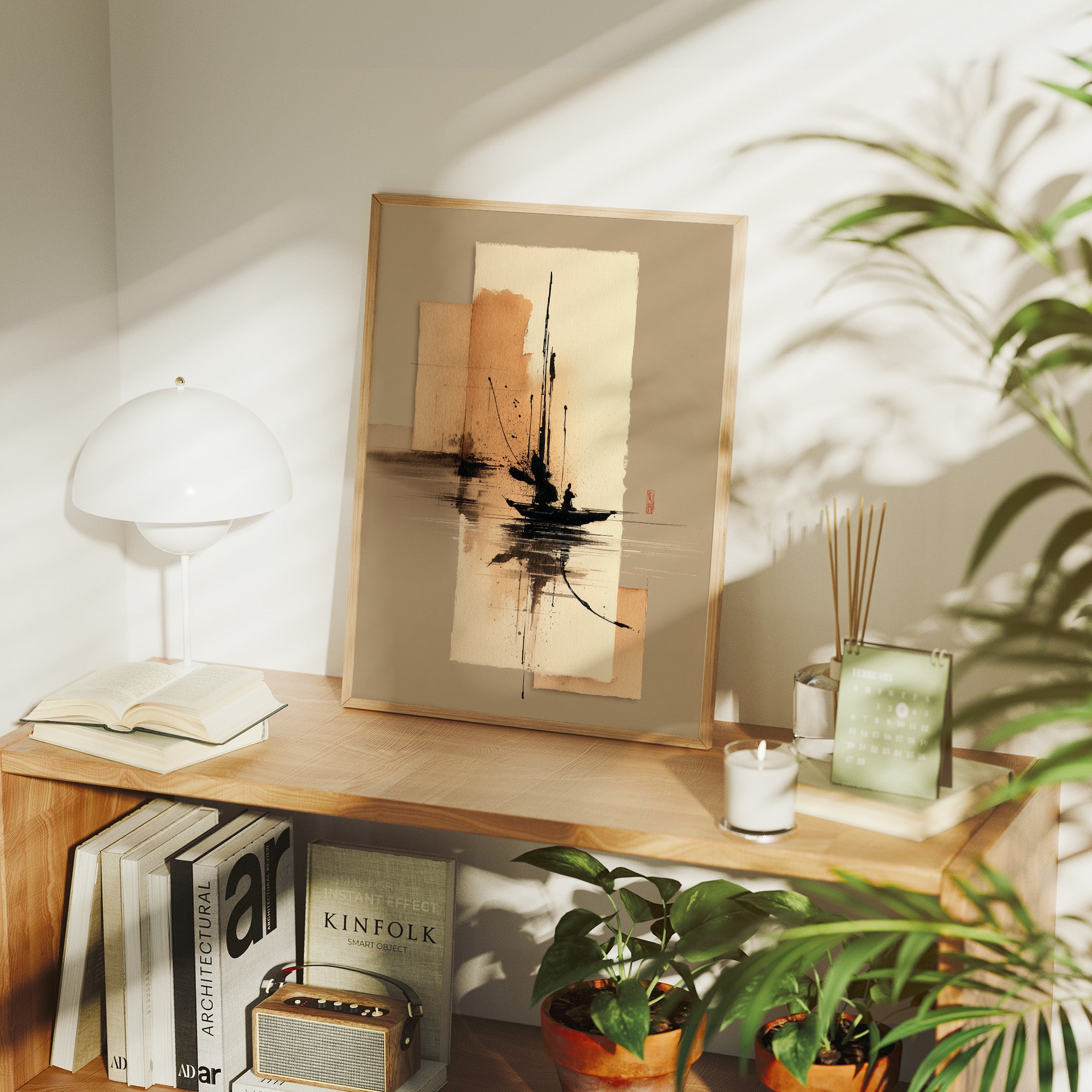 Ink Flows Like Morning Thoughts