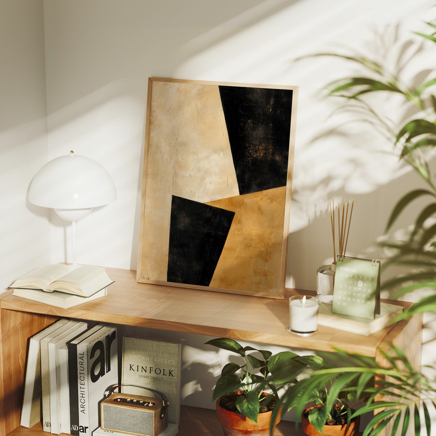 Sunlight Shapes Modern Angles