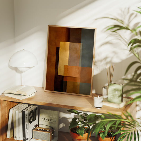 Autumn Light Through City Windows