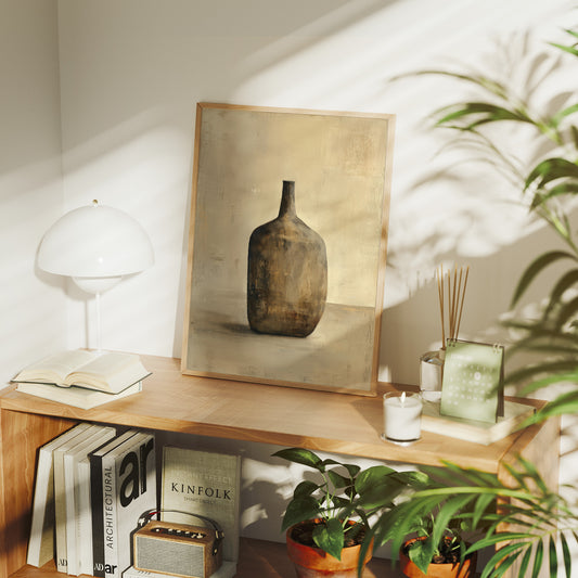 Earthen Vessel In Morning Light