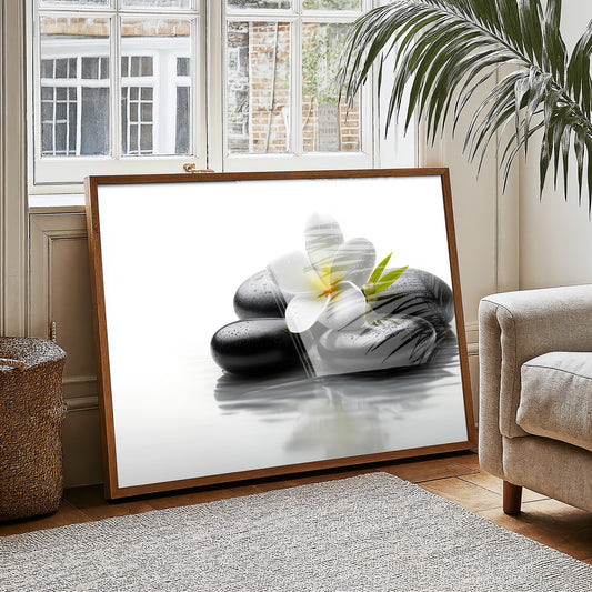 Plumeria Finds Peace On Stones