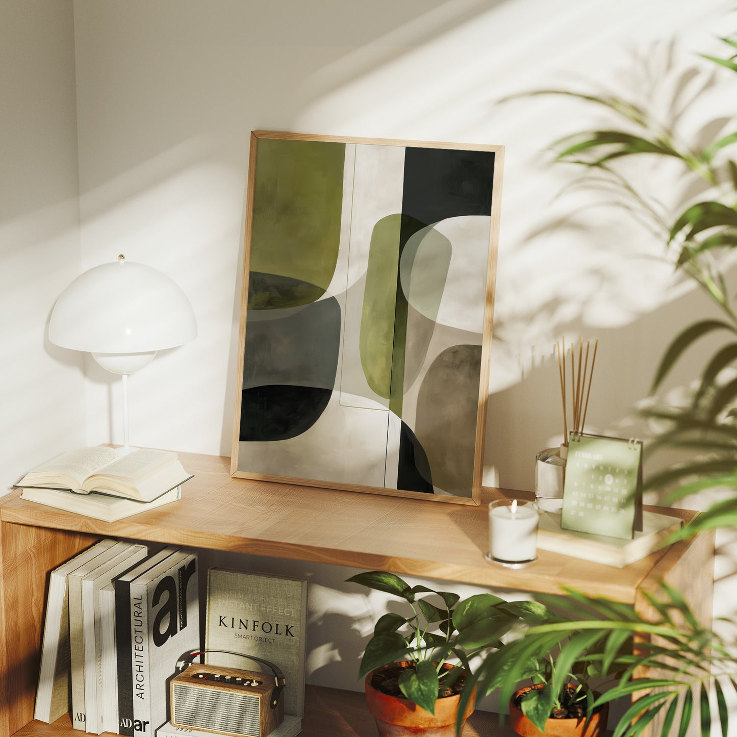 Olive Curves Meet Industrial Charm