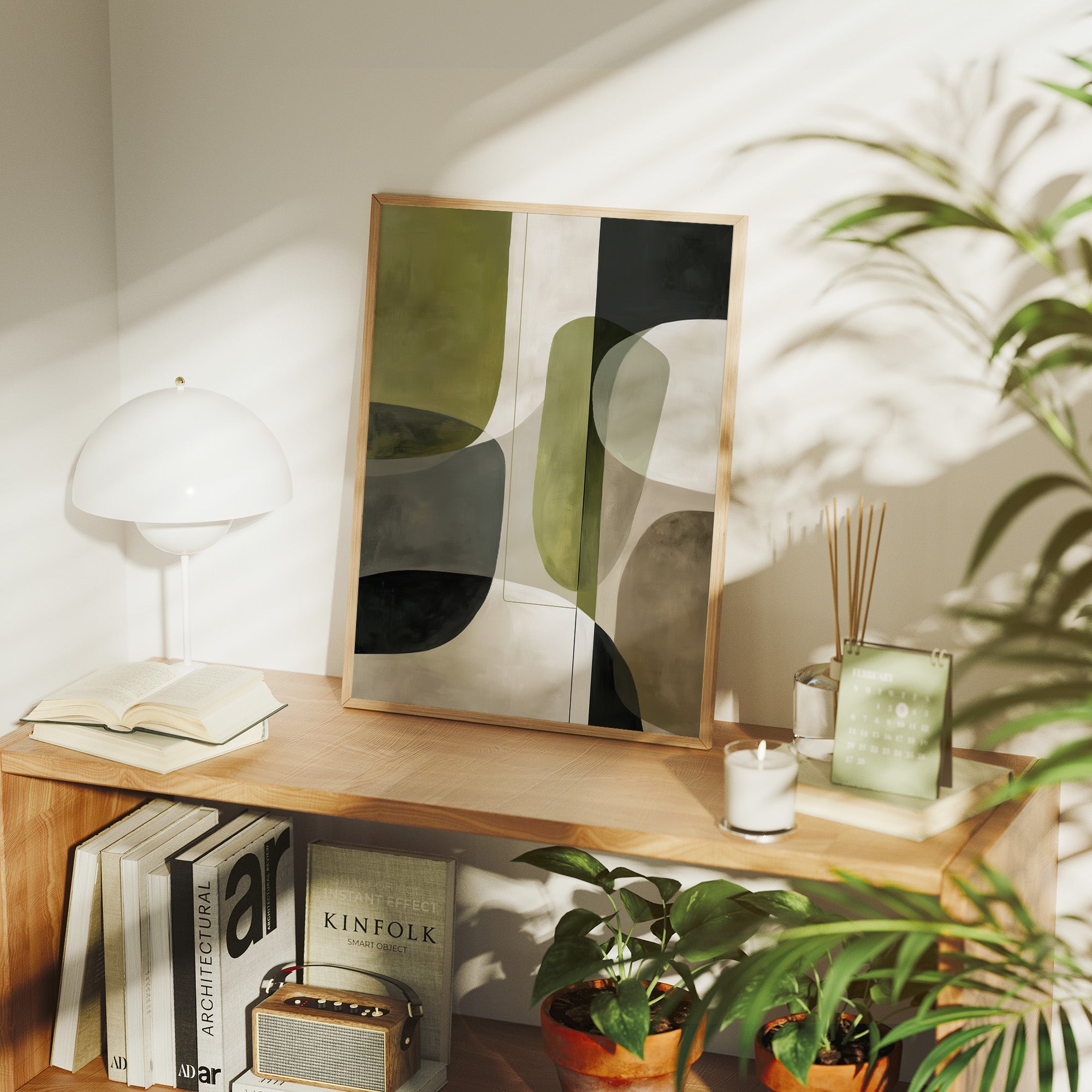 Olive Curves Meet Industrial Charm