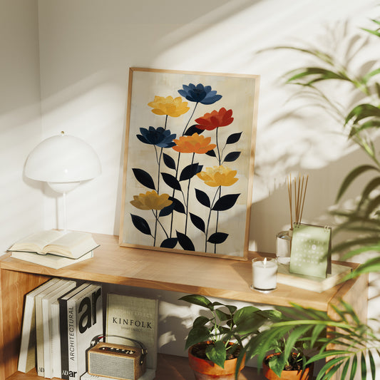 Autumn Petals Dance In Morning Light