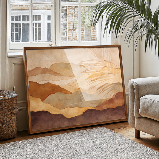 Mountains Flow Like Honey Light