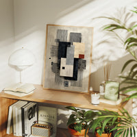 Concrete Poetry In Geometric Balance