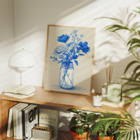 Blue Peonies Paint Their Stories