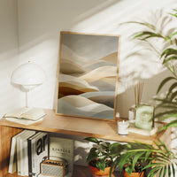 Desert Dunes Dance In Morning Light