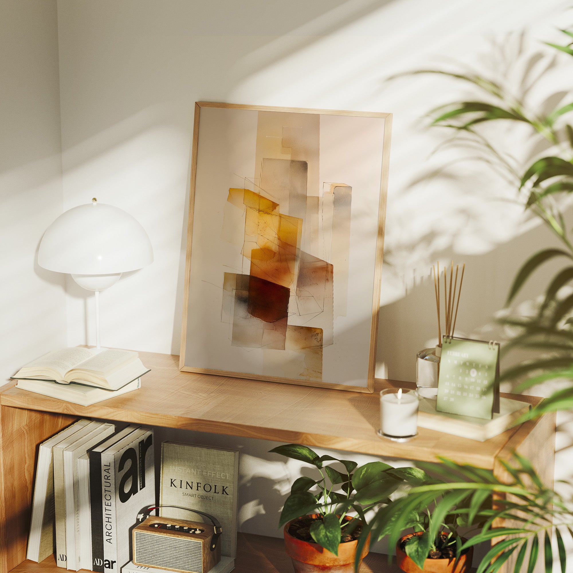 Amber Light Shapes Modern Memory