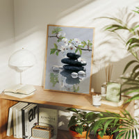 Cherry Blossoms Dance Above Still Waters