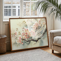 Cherry Blossoms Paint Morning Peace