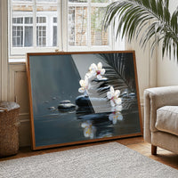 Cherry Blossoms Find Stillness Below