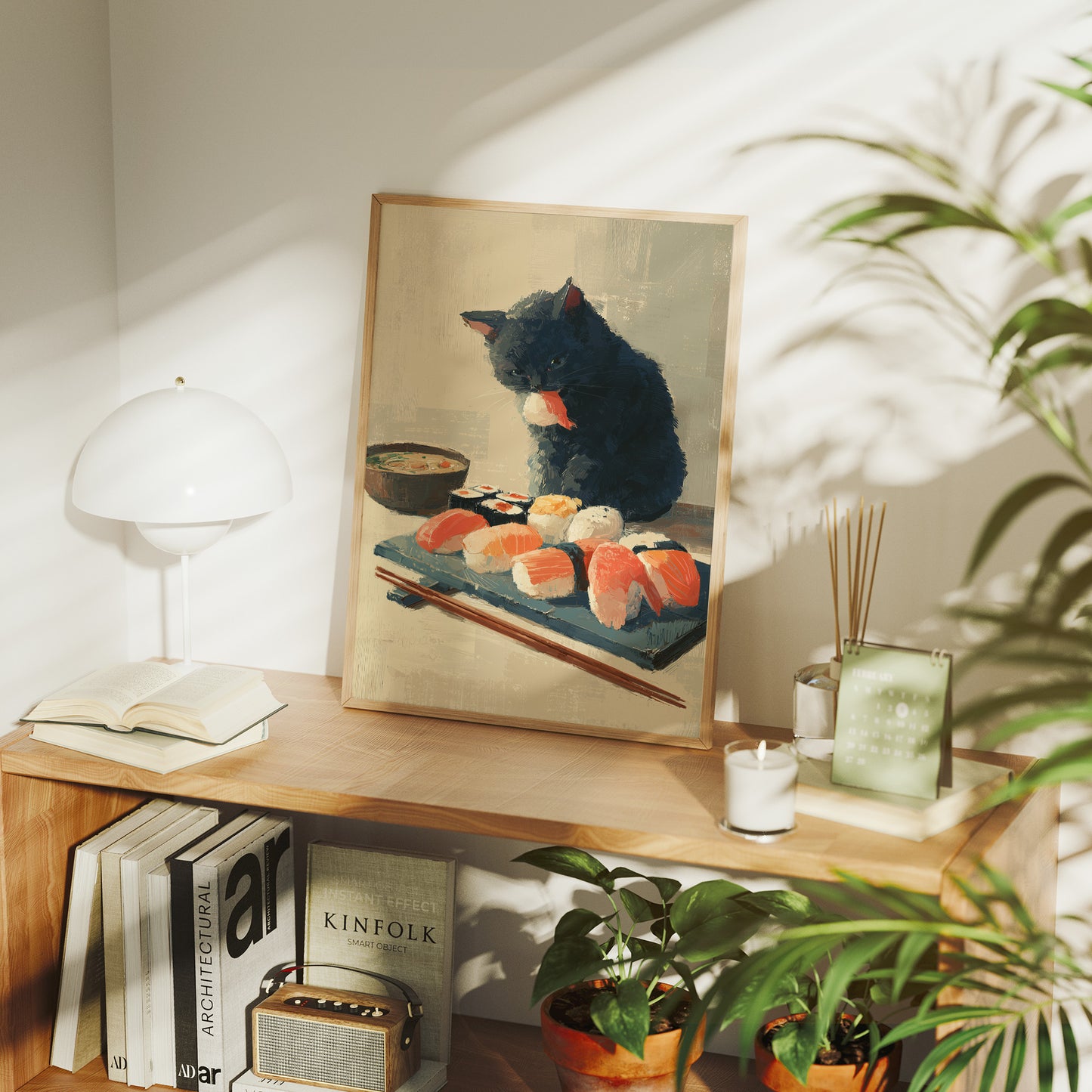 Black Cat's Sushi Adventure Begins