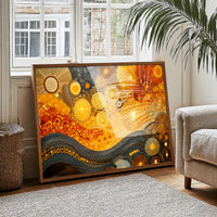 Celestial Currents Flow In Gold