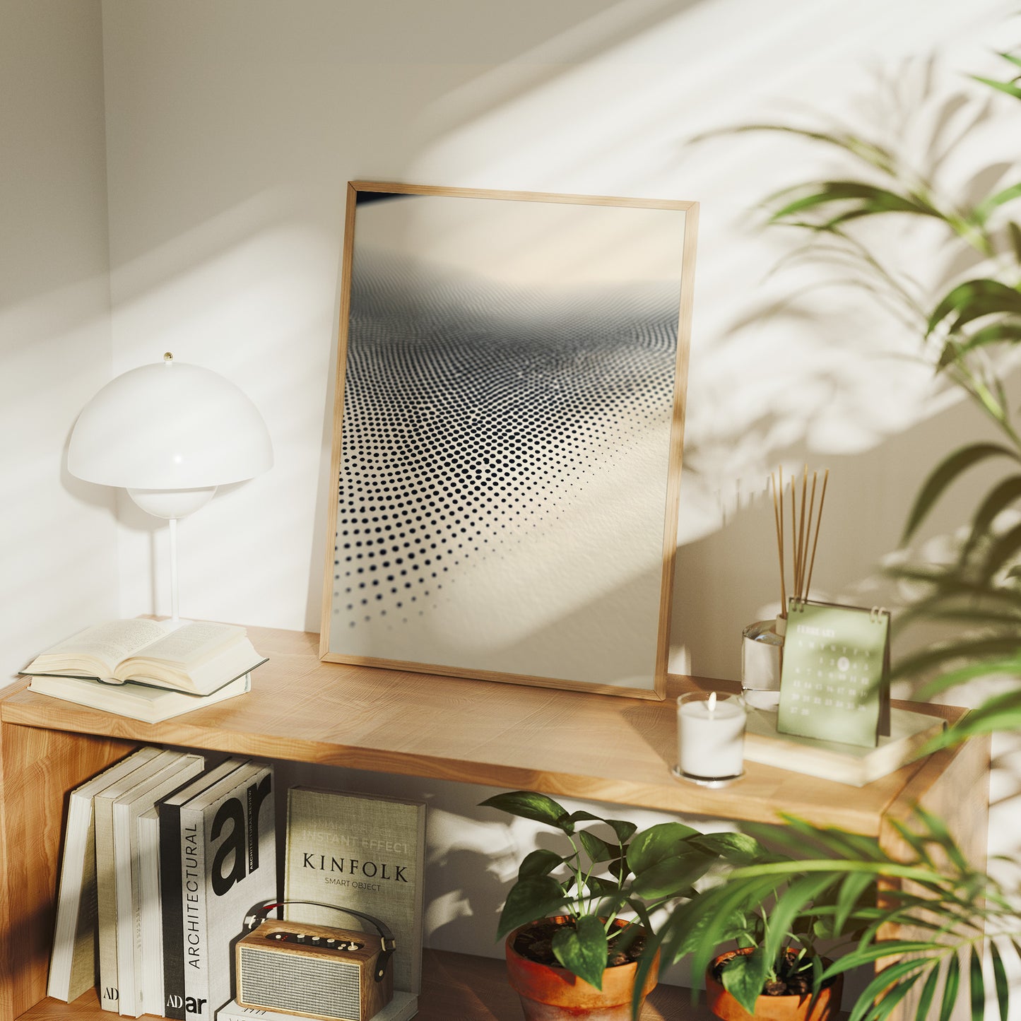 Dots Dance Into Infinite Space