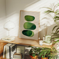 Green Stones Dance In Morning Light