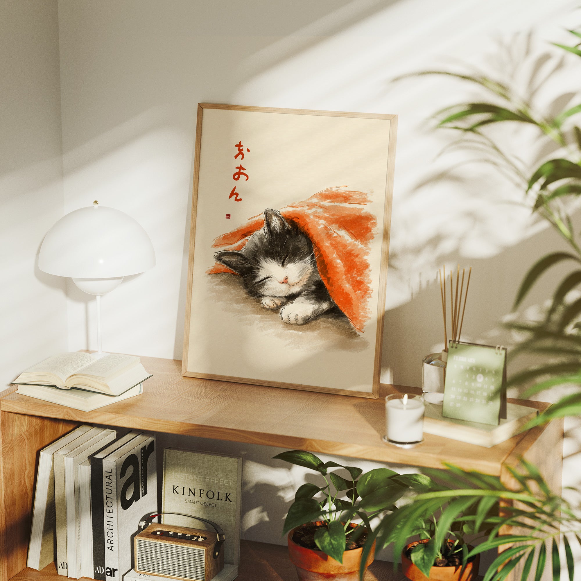 Sleepy Kitten's Japanese Afternoon Dream