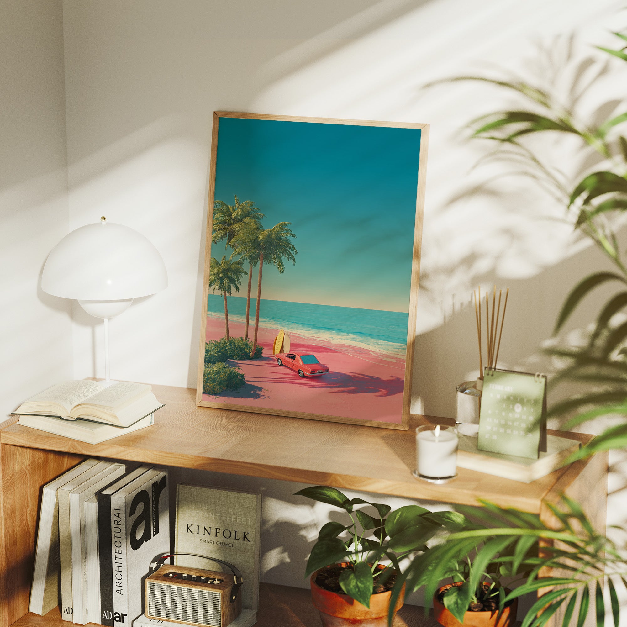 Sunset Shores Meet City Dreams